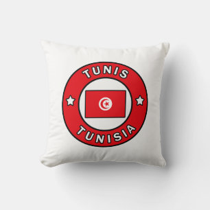 Tunis Tunisia Throw Pillow