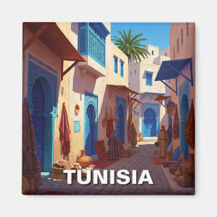 Tunis Tunisia Travel Magnet