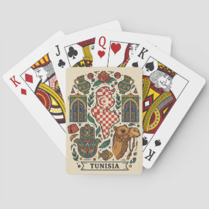 Tunis Tunisia Travel Playing Cards