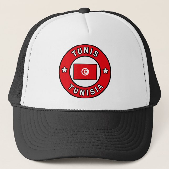 Tunis Tunisia Trucker Hat (Front)