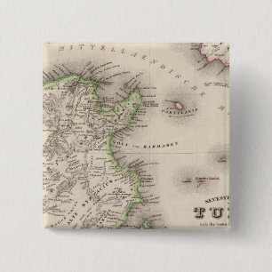 Tunisia 2 Inch Square Button