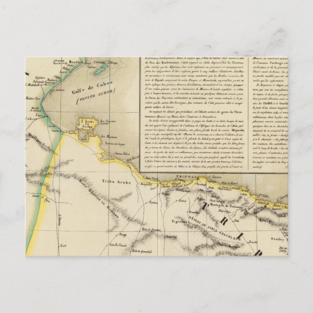 Tunisia and Libya Postcard (Front)