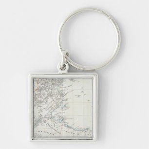 Tunisia and Lybia Keychain