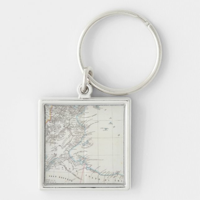 Tunisia and Lybia Keychain (Front)