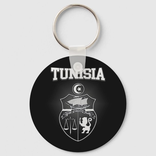 Tunisia Emblem Keychain (Front)