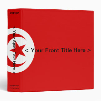 Tunisia Flag Binder