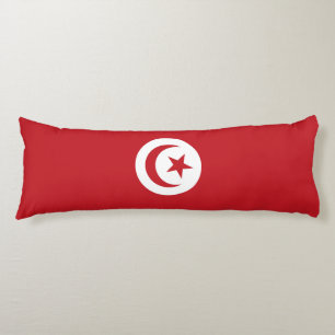 Tunisia flag body pillow