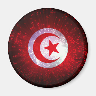 Tunisia Flag Firework Magnet