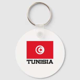 Tunisia Flag Keychain