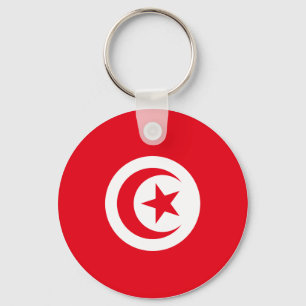 Tunisia Flag Keychain