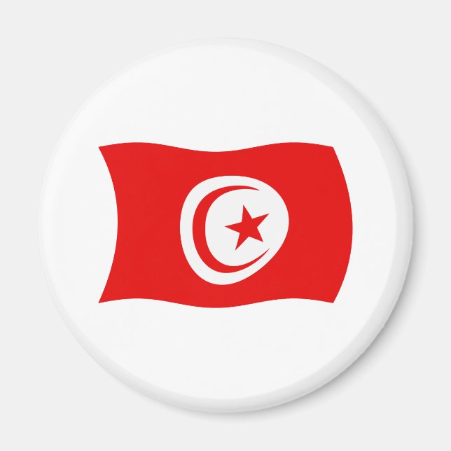 Tunisia Flag Magnet (Front)