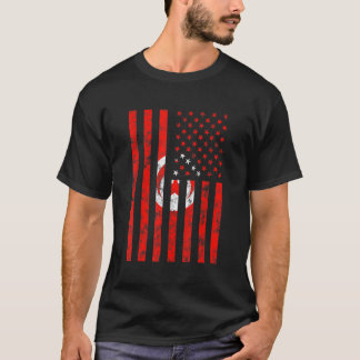 Tunisia Flag Soccer Funny Tunisian Football Fans L T-Shirt