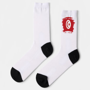 Tunisia flag socks