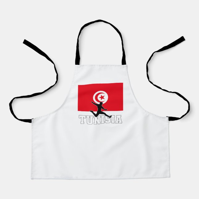 Tunisia Football Soccer National Team Apron (Front)