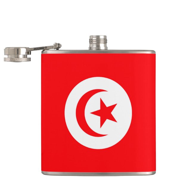 Tunisia Hip Flask (Opened)
