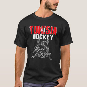 Tunisia Ice Hockey Fans Proud Tunisian Hockey Team T-Shirt