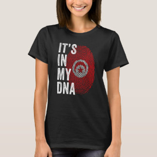 Tunisia It's In My DNA Tunisian Fingerprint Tunisi T-Shirt