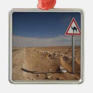 Tunisia, Ksour Area, Ksar Ghilane, Oil Pipeline Metal Ornament