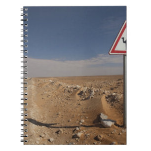 Tunisia, Ksour Area, Ksar Ghilane, Oil Pipeline Notebook
