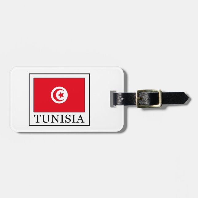 Tunisia Luggage Tag (Front Horizontal)