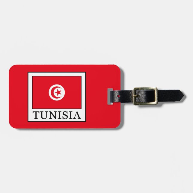 Tunisia Luggage Tag (Front Horizontal)