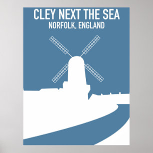 Tunisia Map travel poster