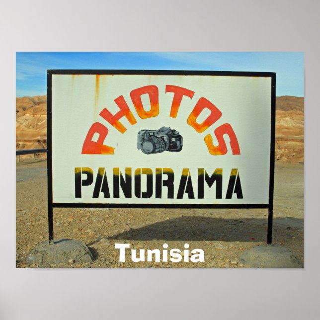 Tunisia photo-stop poster (Front)