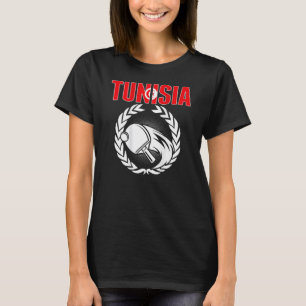 Tunisia Ping Pong Tunisia Table Tennis Team Suppo T-Shirt