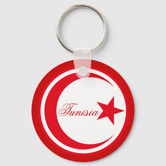 Tunisia - Roundel Keychain (Front)