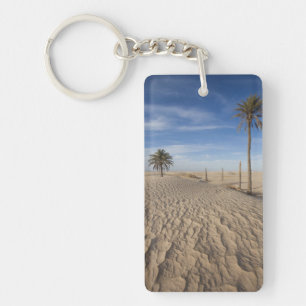 Tunisia, Sahara Desert, Douz, Great Dune, dawn Keychain
