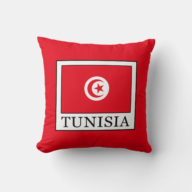Tunisia Throw Pillow (Front)