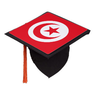 Tunisia & Tunisia Flag - Students / University Gra Graduation Cap Topper