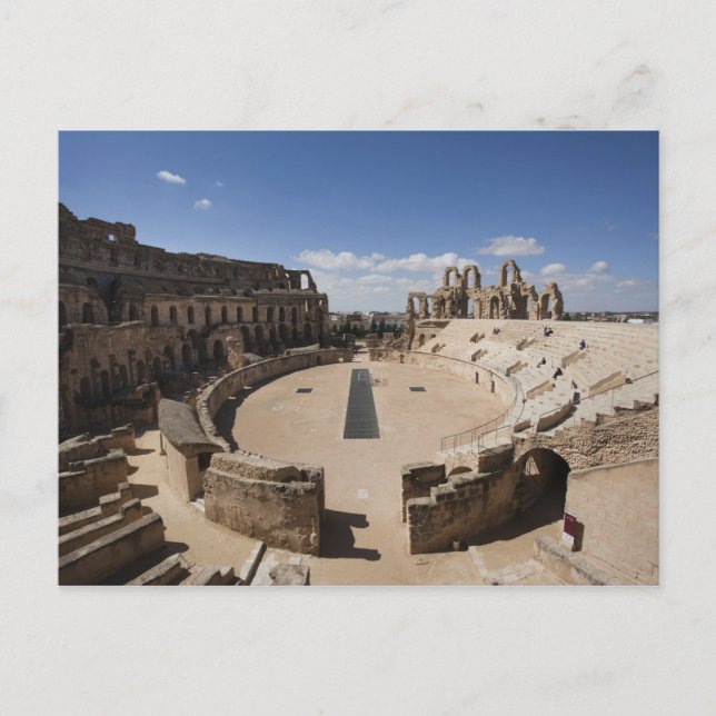 Tunisia, Tunisian Central Coast, El Jem, Roman 6 Postcard (Front)