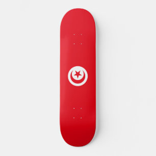 Tunisian Flag (Tunisia) (Islamic Crescent) Skateboard