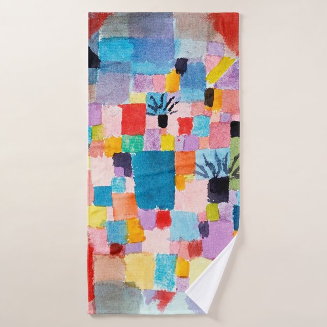 Tunisian Garden, Klee Bath Towel (Bath Towel)