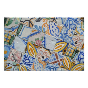 Tunisian Tiles Photo Print