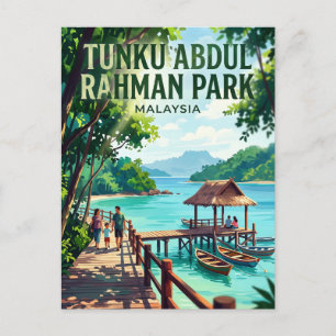 Tunku Abdul Rahman Park Malaysia Postcard