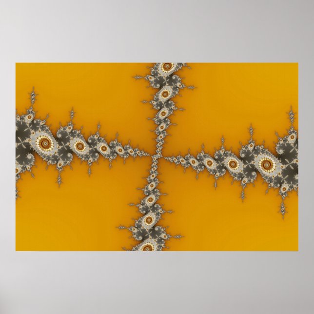 Tunnel - Affiche fractale (Devant)