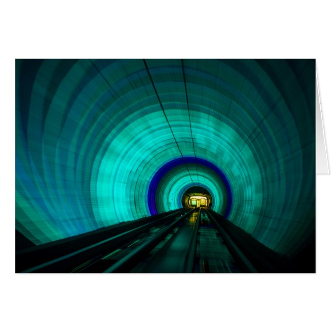 Tunnel ferroviaire bleu, Singapour (Devant horizontal)