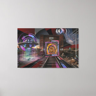 Tunnel Home Canvas Print