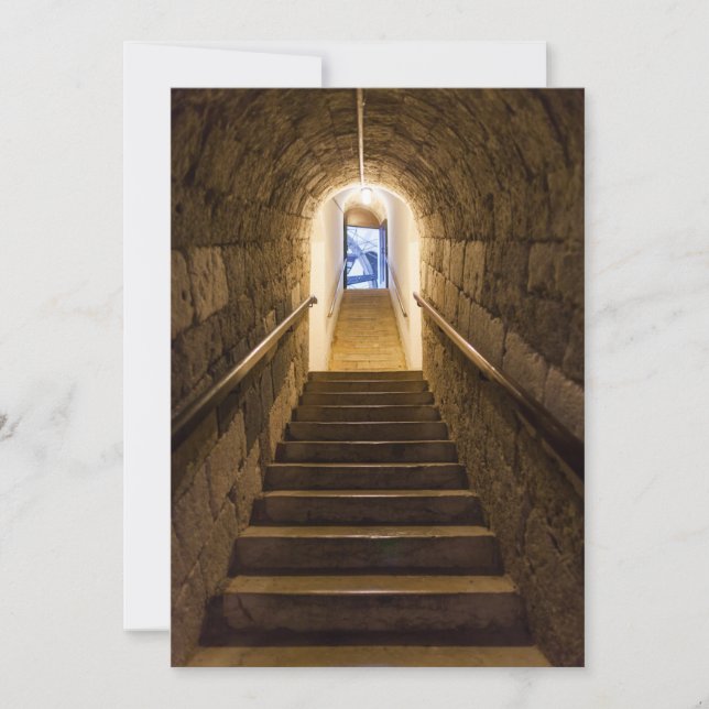 Tunnel Into An Old Salt Mine Thank You Card (Front)