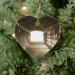 Tunnel of Light Ceramic Ornament