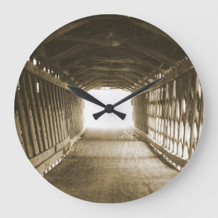 Tunnel of Light Large Clock