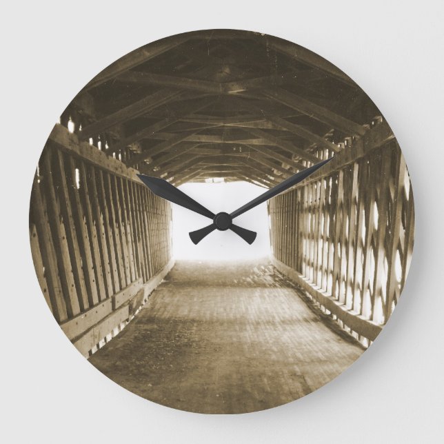 Tunnel of Light Large Clock (Front)