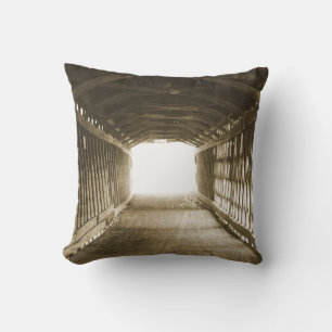 Tunnel of Light Throw Pillow