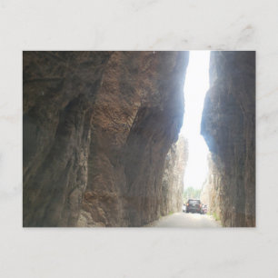 Tunnel Opening, Needles Highway, South Dakota Postcard