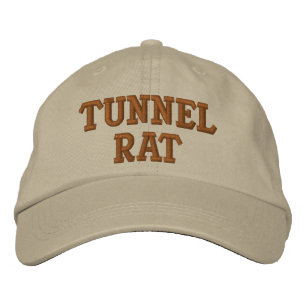 TUNNEL RAT VIETNAM EMBROIDERED HAT