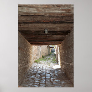 Tunnel Through Alley, Lahic Poster