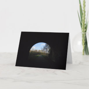 "Tunnel to the World" Sympathy Card