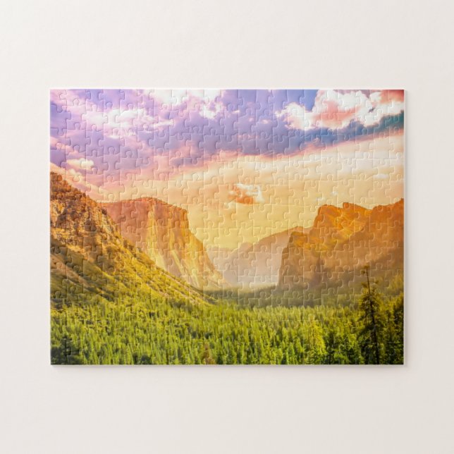 Tunnel View of Yosemite National Park Jigsaw Puzzle (Horizontal)